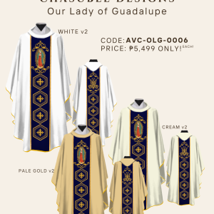 OUR LADY OF GUADALUPE CHASUBLE DESIGNS ( AVC-OLG-0006)