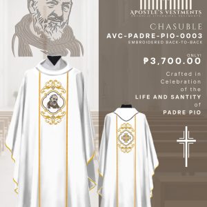 PADRE PIO CHASUBLE DESIGN (AVC-PADRE-PIO-0003)