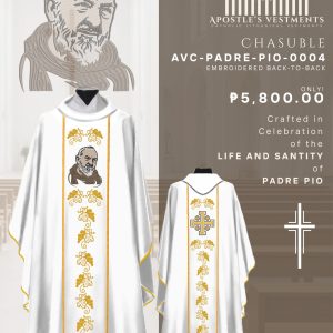 PADRE PIO CHASUBLE DESIGN (AVC-PADRE-PIO-0004)