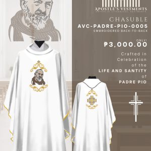 PADRE PIO CHASUBLE DESIGN (AVC-PADRE-PIO-0005)