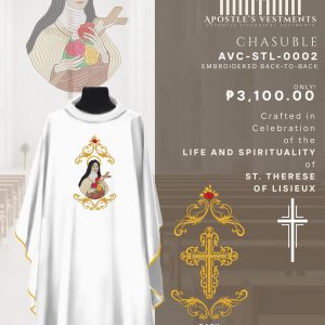 ST. THERESE OF LISIEUX CHASUBLE DESIGN (AVC-STL-0002)