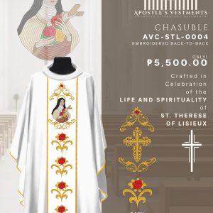 ST. THERESE OF LISIEUX CHASUBLE DESIGN (AVC-STL-0004)