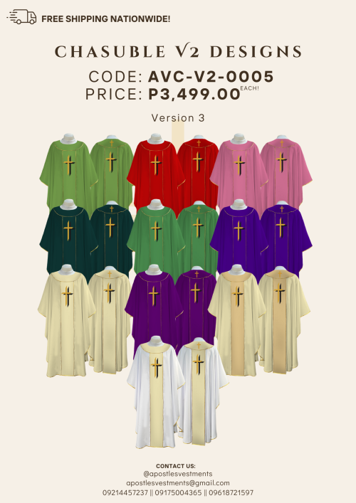 CHASUBLE V2 DESIGNS (AVC-V2-0005-V3)