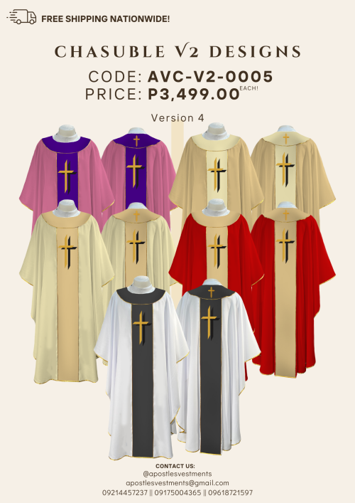 CHASUBLE V2 DESIGNS (AVC-V2-0005-V4)