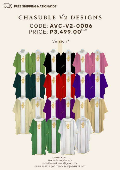 CHASUBLE V2 DESIGNS (AVC-V2-0006-V1)