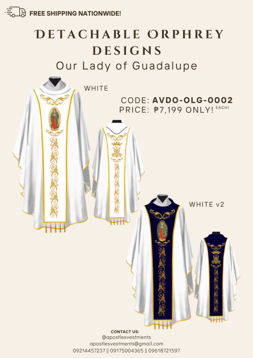 OUR LADY OF GUADALUPE DETACHABLE ORPHREY DESIGNS (AVDO-OLG-0002)
