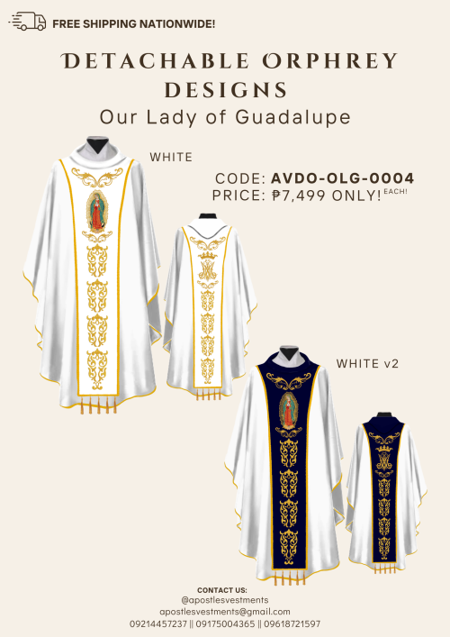 OUR LADY OF GUADALUPE DETACHABLE ORPHREY DESIGNS (AVDO-OLG-0004)