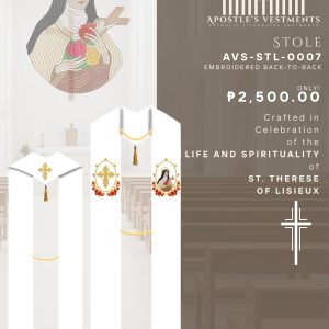 ST. THERESE OF LISIEUX STOLE (AVS-STL-0007)