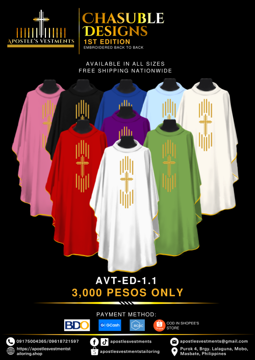 CHASUBLE DESIGN 1ST EDITION (AVT-ED-1.1)