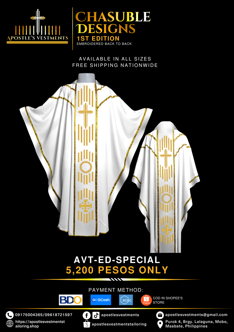 CHASUBLE DESIGN 1ST EDITION (AVT-ED-SPECIAL)