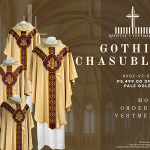EMBROIDERED GOTHIC CHASUBLE (AVGC-V2-0002.V2)