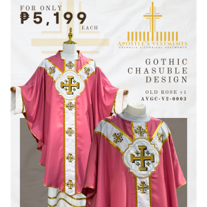 3AVGC-V2-0003.V1 EMBROIDED GOTHIC CHASUBLE (AVGC-V2-0003.V1)