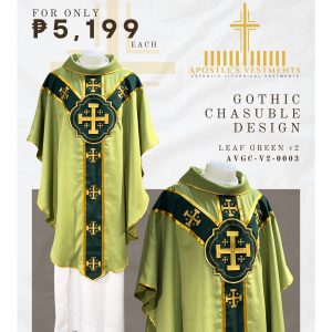 EMBROIDERED GOTHIC CHASUBLE (AVGC-V2-0003.V2)