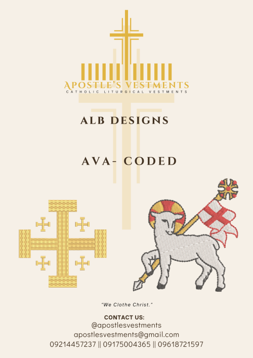 APOSTLE VESTMENTS TAILORING ALB DESIGNS (AVT-ALB-S1-0001)