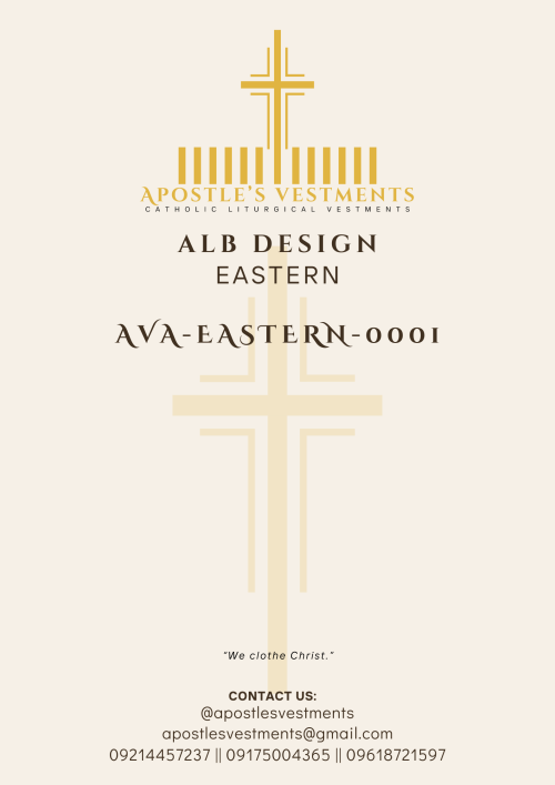 EMBROIDERED ALB DESIGN (AVA-EASTERN-0001)