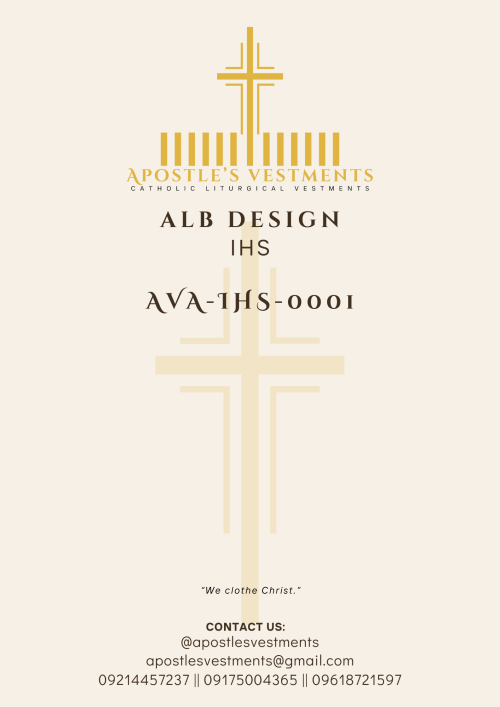 EMBROIDERED ALB DESIGN (AVA-EASTERN-0001)