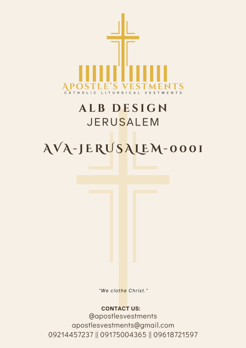 EMBROIDERED ALB DESIGN (AVA-EASTERN-0001)