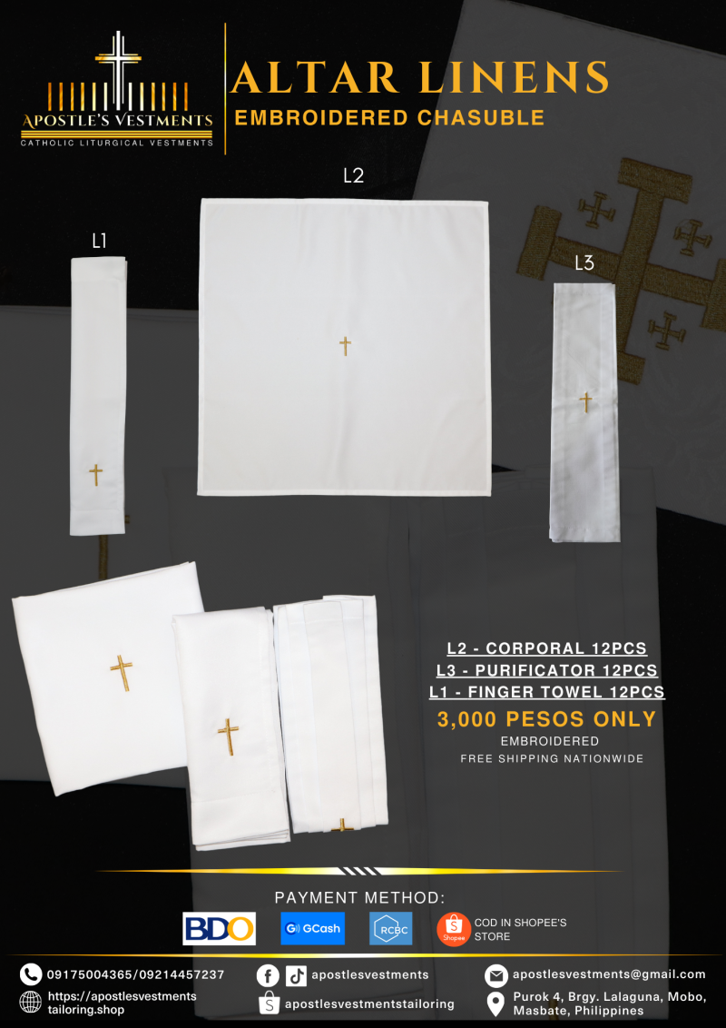 ALTAR LINENS(L1-L2-L3)