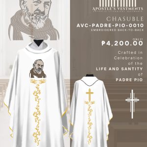 PADRE PIO CHASUBLE DESIGN (AVC-PADRE-PIO-0010)