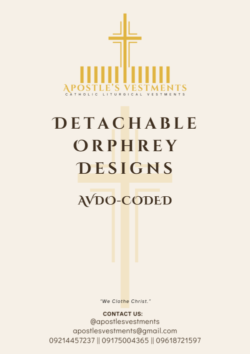 EMBROIDERED DETACHABLE ORPHREY (AVDO-0001)