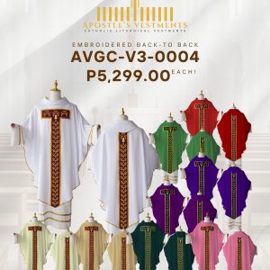 EMBROIDED GOTHIC CHASUBLE (AVGC-V3-0004)