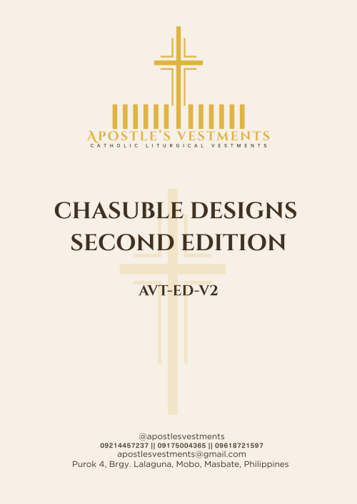 CHASUBLE DESIGN 1ST EDITION (AVT-ED-1.0)