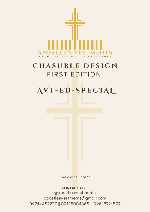 12 APOSTLES' SYMBOLS CHASUBLE DESIGN ( AVC-AV-SPECIAL-0001)