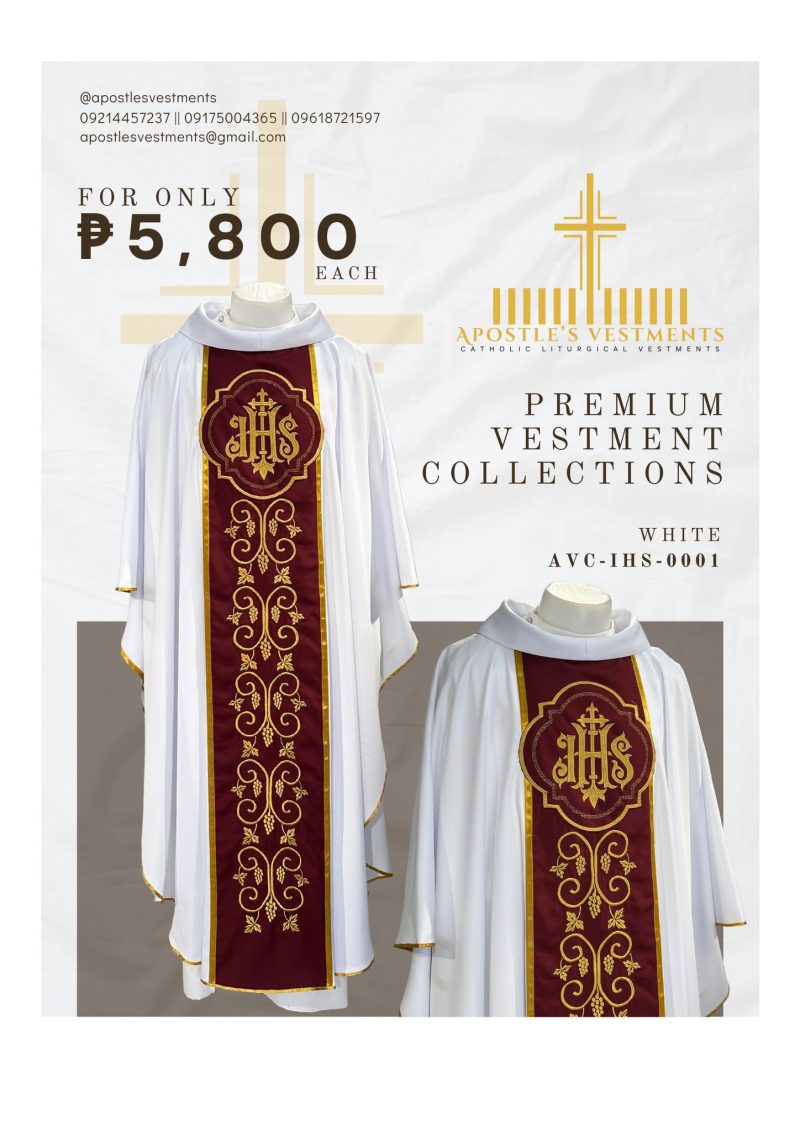 IHS CHASUBLE DESIGNS (AVC-IHS-0001)
