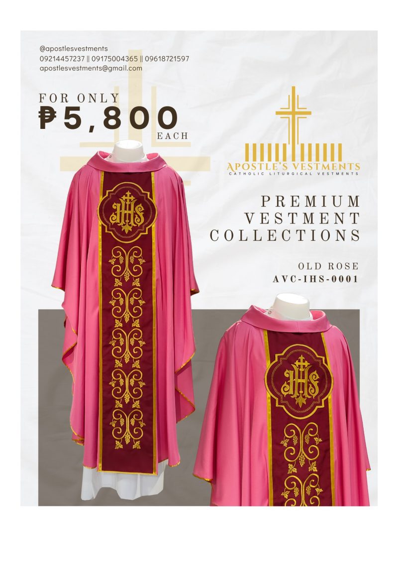 IHS CHASUBLE DESIGNS (AVC-IHS-0001)