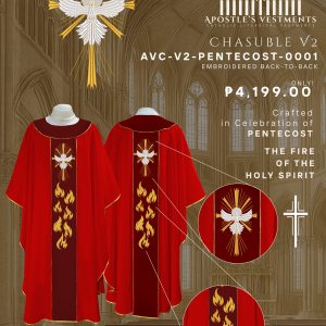 PENTECOST CHASUBLE V2 DESIGNS (AVC-V2-PENTECOST-0001)