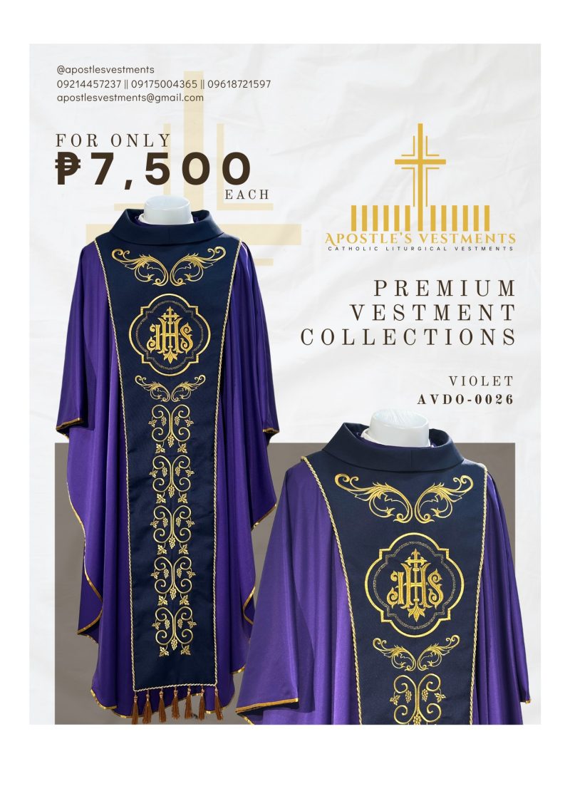EMBROIDERED DETACHABLE ORPHREY (AVDO-0026)