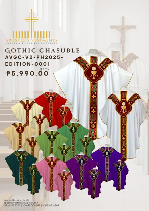 PH2025 GOTHIC CHASUBLE V2 (AVGC-V2-PH2025-EDITION-0001)