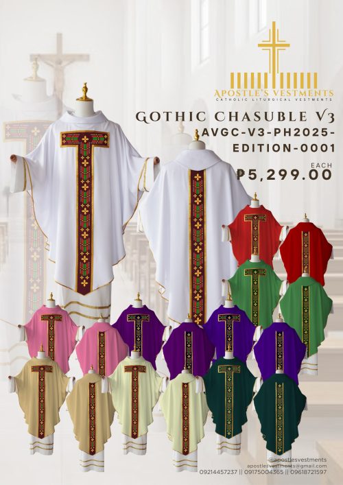 PH2025 GOTHIC CHASUBLE V3 DESIGNS (AVGC-V3-PH2025-EDITION-0001)