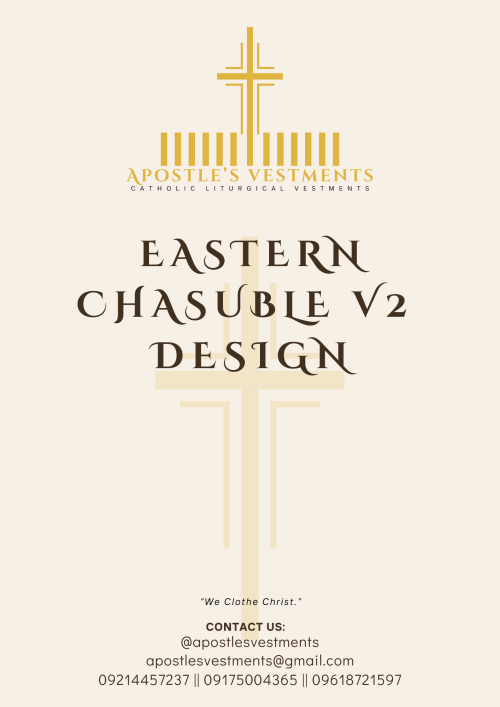 EASTERN CHASUBLE V2 SUB COVER EASTERN CHASUBLE V2 DESIGNS (AVC-V2-EASTERN-0001)
