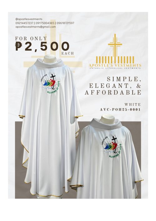 PILGRIMAGE OF HOPE CHASUBLE DESIGNS (AVC-POH25-0001)
