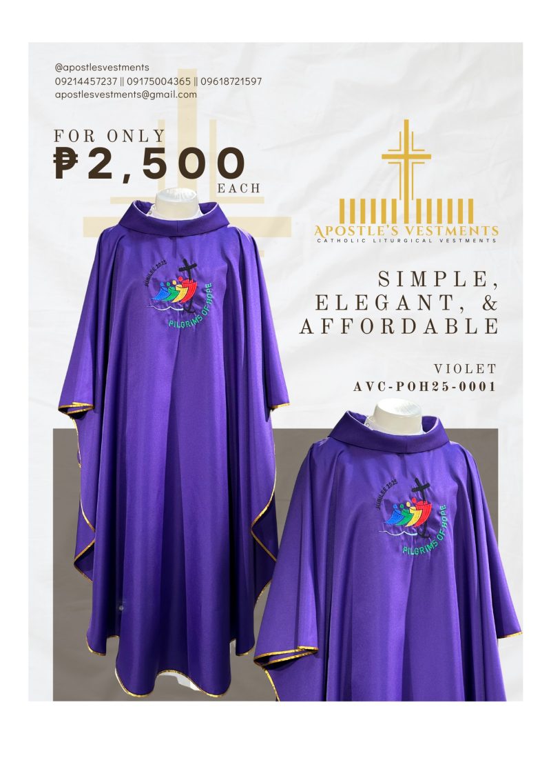 PILGRIMAGE OF HOPE CHASUBLE DESIGNS (AVC-POH25-0001)