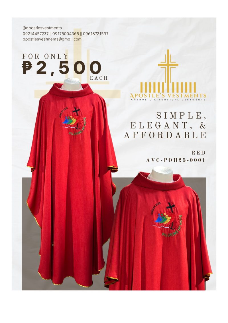 PILGRIMAGE OF HOPE CHASUBLE DESIGNS (AVC-POH25-0001)