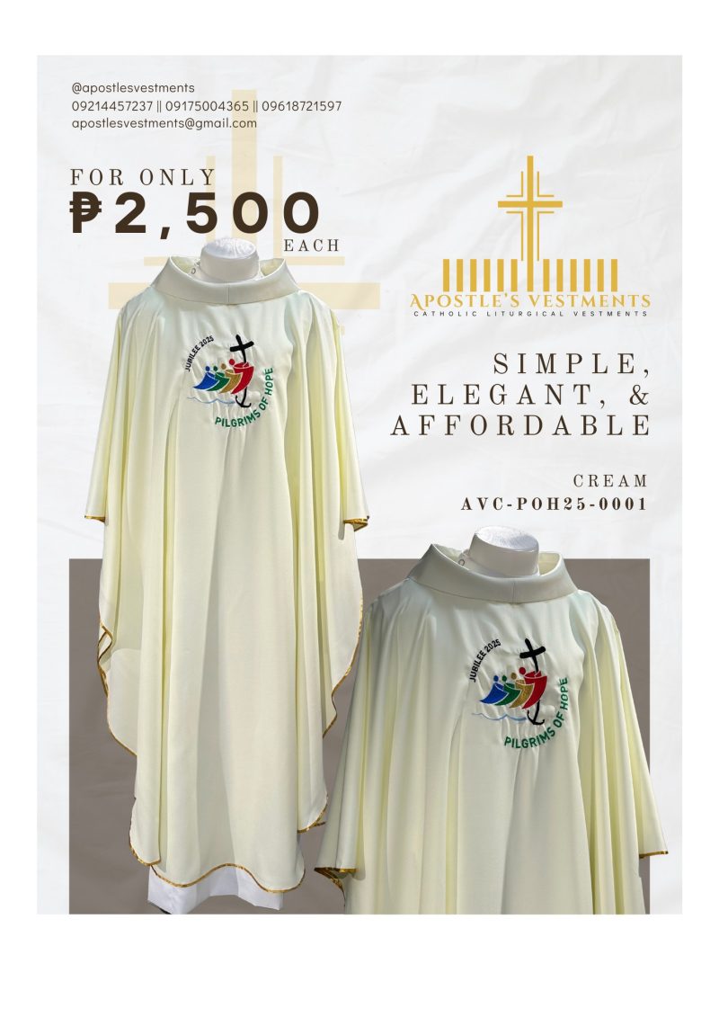 PILGRIMAGE OF HOPE CHASUBLE DESIGNS (AVC-POH25-0001)