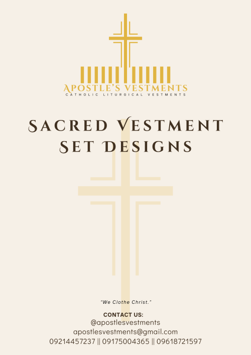 12 APOSTLES' SYMBOLS CHASUBLE DESIGN ( AVC-AV-SPECIAL-0001)
