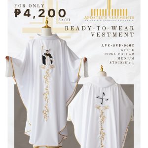 SAN VICENTE FERRER CHASUBLE DESIGNS (AVC-SVF-0002)
