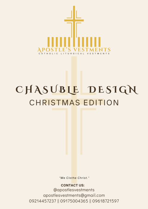 12 APOSTLES' SYMBOLS CHASUBLE DESIGN ( AVC-AV-SPECIAL-0001)