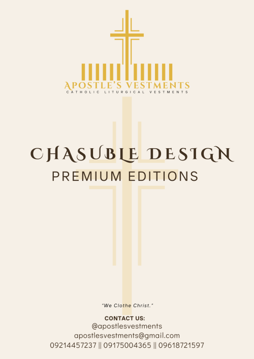 12 APOSTLES' SYMBOLS CHASUBLE DESIGN ( AVC-AV-SPECIAL-0001)