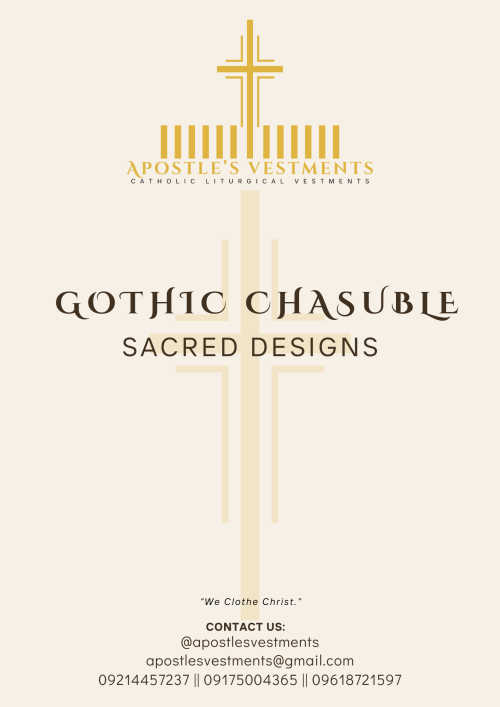 12 APOSTLES' SYMBOLS CHASUBLE DESIGN ( AVC-AV-SPECIAL-0001)