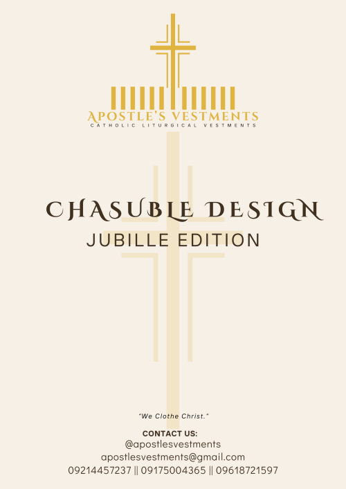 12 APOSTLES' SYMBOLS CHASUBLE DESIGN ( AVC-AV-SPECIAL-0001)