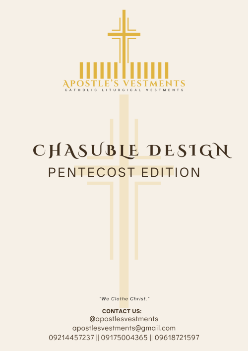 12 APOSTLES' SYMBOLS CHASUBLE DESIGN ( AVC-AV-SPECIAL-0001)