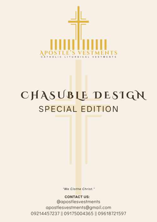 12 APOSTLES' SYMBOLS CHASUBLE DESIGN ( AVC-AV-SPECIAL-0001)