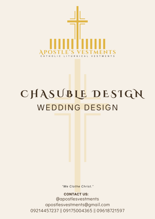 12 APOSTLES' SYMBOLS CHASUBLE DESIGN ( AVC-AV-SPECIAL-0001)