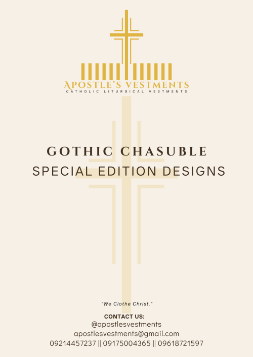12 APOSTLES' SYMBOLS CHASUBLE DESIGN ( AVC-AV-SPECIAL-0001)