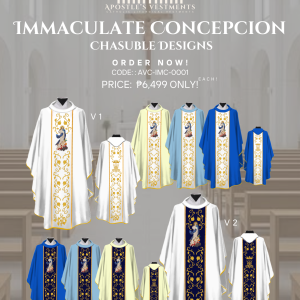 CHASUBLE DESIGN IMMACULATE CONCEPTION 2025 EDITION (AVC-IMC-0001)
