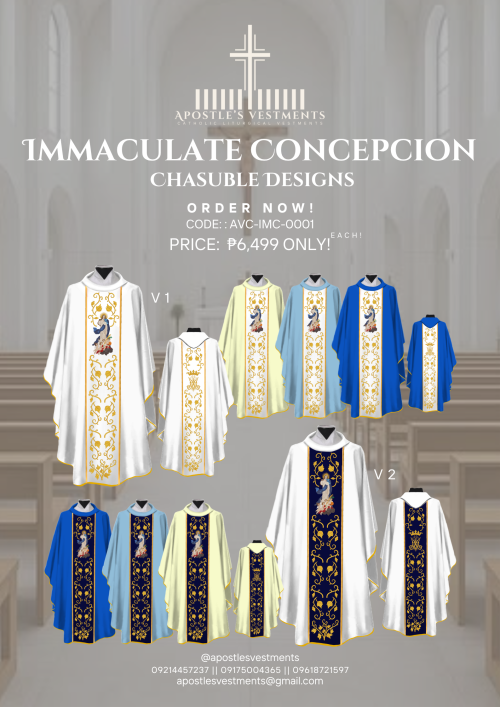 3 CHASUBLE DESIGN IMMACULATE CONCEPTION 2025 EDITION (AVC-IMC-0001)